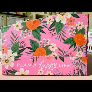 2 Floral Sticker Storage Boxes